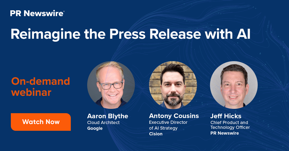 [On-demand Webinar] Reimagine the Press Release with AI